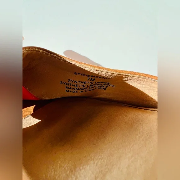 Steve Madden Girl Women’s Platform Block Heel Sandals /Color Tan,Brown /Size 7M - Picture 12 of 12